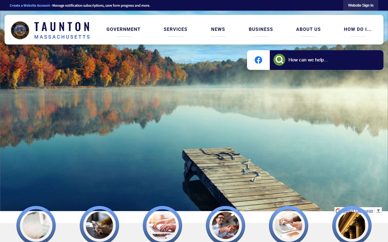 Taunton city website police department page for 72 hour booking information