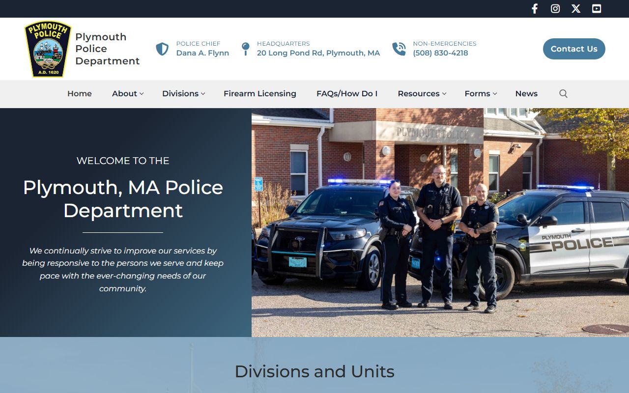 Plymouth County Sheriff website for 72 hour booking information in Plymouth
