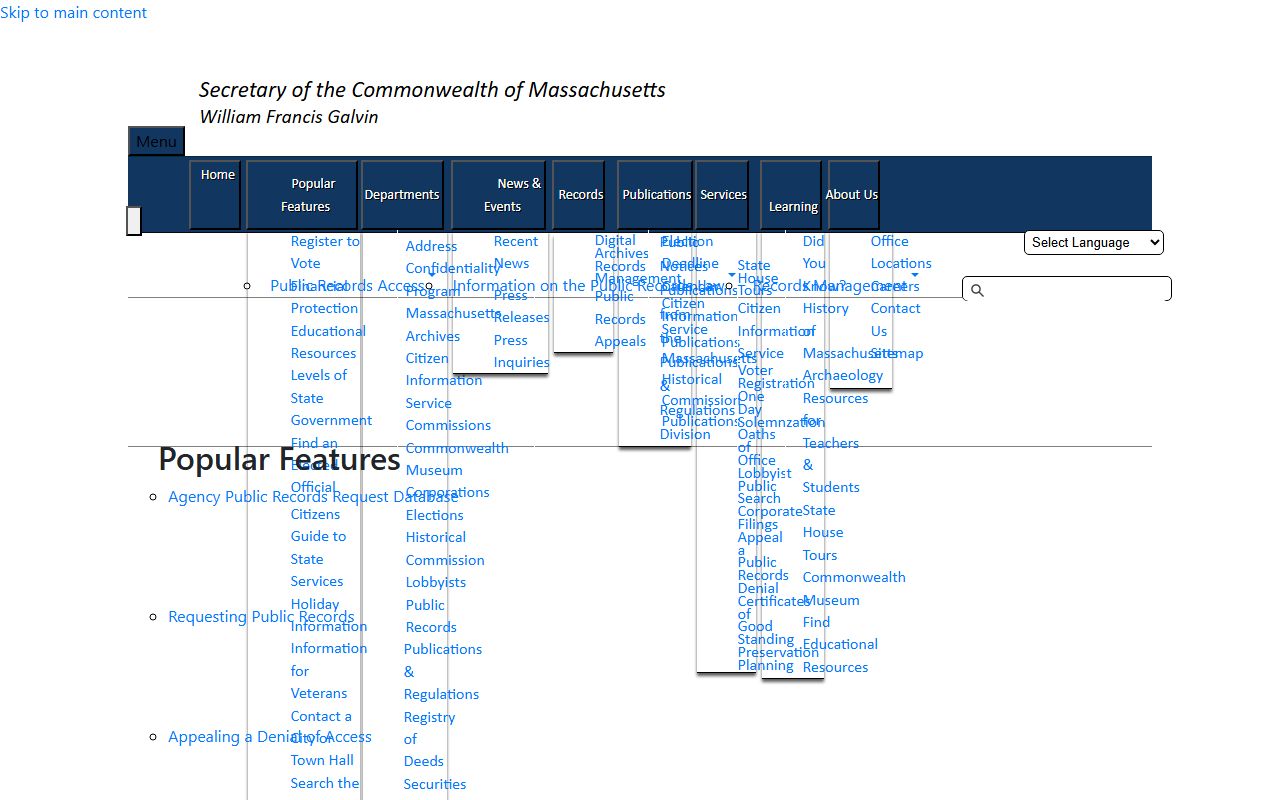 Massachusetts public records law guide for 72 hour booking requests